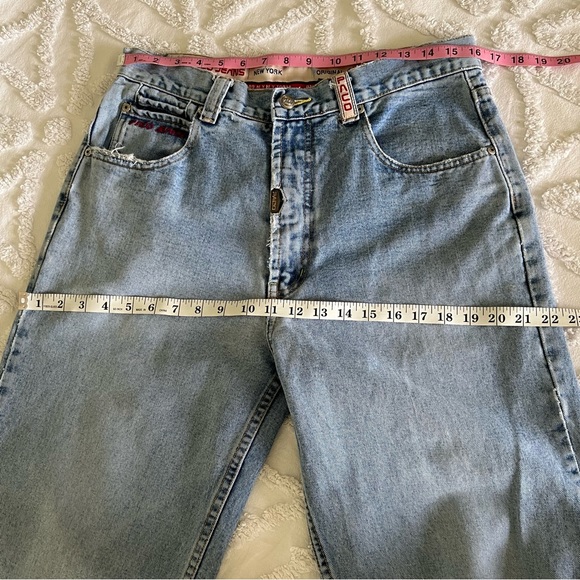 Vintage Paco Jeans Men's 34X32 Blue Distressed Denim Relaxed Fit Skater Y2K - Picture 14 of 16